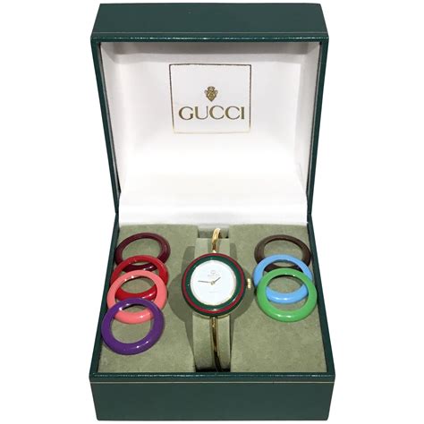 gucci watch interchangeable|gucci change bezel watch.